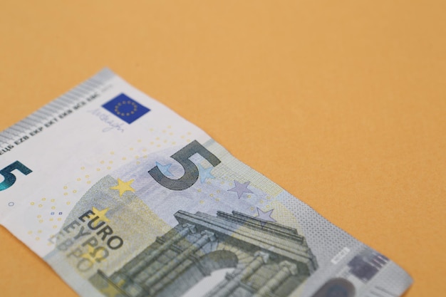 Waluta europejska pieniądze banknoty euro