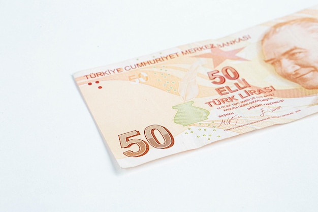 Waluta turecka Banknoty lira turecka