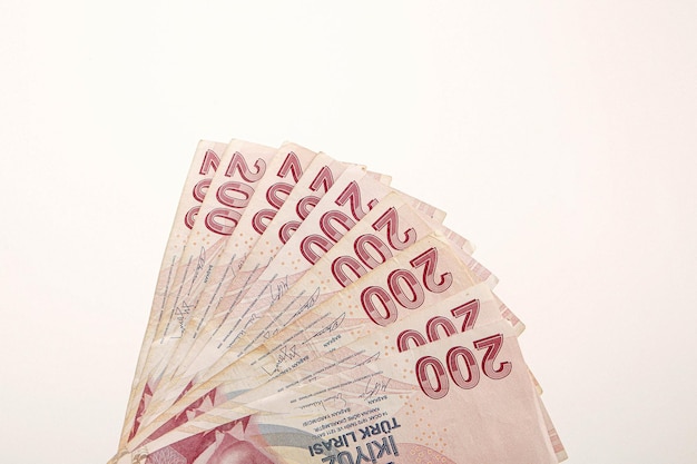 Waluta turecka Banknoty lira turecka
