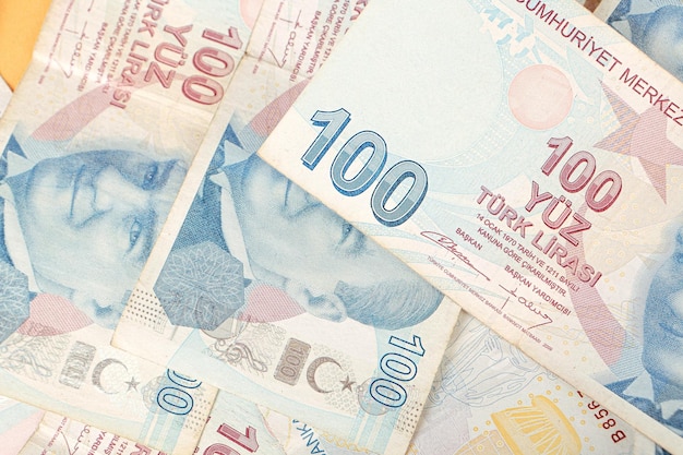 Waluta turecka Banknoty lira turecka