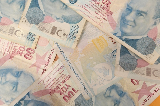 Waluta turecka Banknoty lira turecka