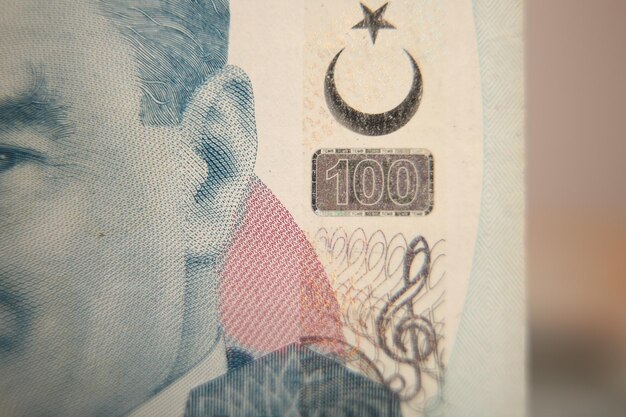 Waluta Turecka Banknoty Lira Turecka