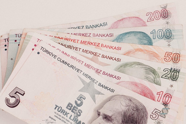 Waluta turecka Banknoty lira turecka