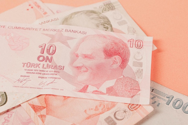 Waluta turecka Banknoty lira turecka