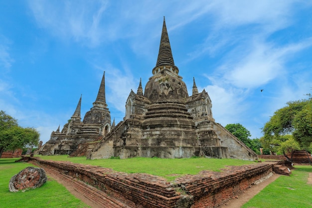 Wat Phra Si Sanphet Ayutthaya Tajlandia