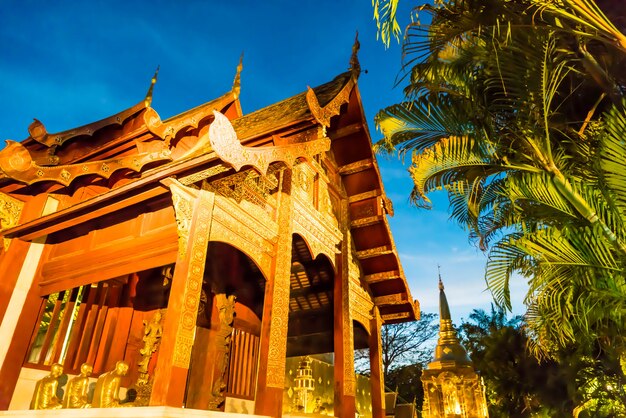 Wat Phra Singh w Chiang Mai, Tajlandia.