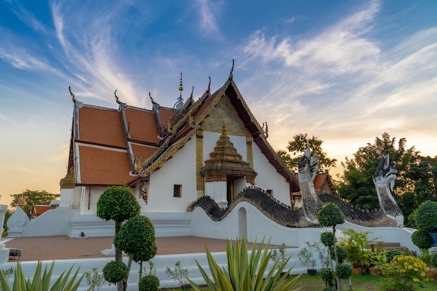 Wat Phumin to słynna świątynia w prowincji Nan, Tajlandia.