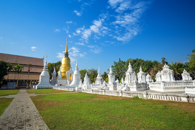 Wat Suan Dok To Buddyjska świątynia (wat) W Chiang Mai, Północnej Tajlandii.