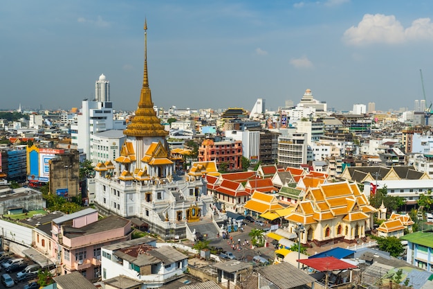 Wat Traimitr Withayaram świątynia W Bangkok, Tajlandia