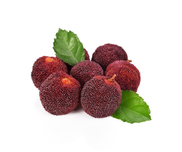 Waxberry na białym tle