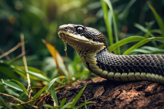 Wąż w dzikiej przyrodzie