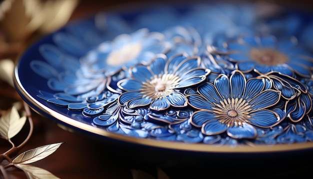 Waza kwiat elegancki dekor ceramika starożytna ceramika piękno kształt nowoczesny generowany przez sztuczną inteligencję