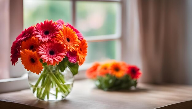 Zdjęcie wazon z kwiatami z jednym, na którym jest słowo kwiaty