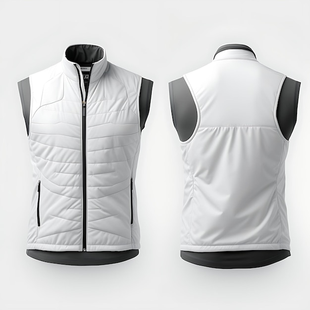 Wear Quilted Nylon Top Performance Vest for Men Engineered With Light Creative Design Fashion Idea