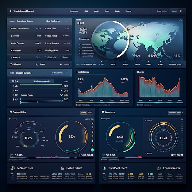 Web Dashboard Value Investing Dashboard z analizą podstawową i koncepcją akcji Idea Design Art