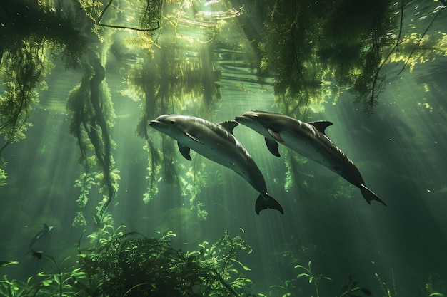 Wędruj do ukrytych oaz, gdzie delfiny wykorzystują generatywną ai.
