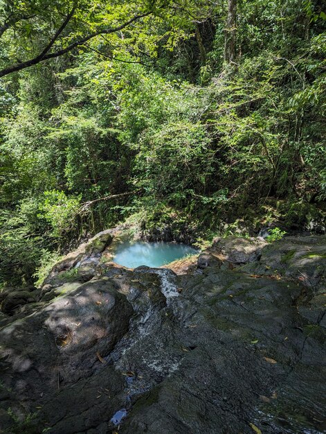 Wędruj przez krystaliczne niebiańskie wodospady w Panamie