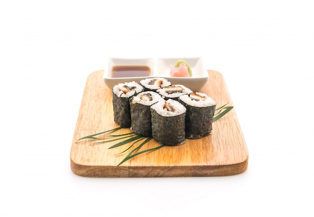 węgorz maki sushi- japoński styl żywności