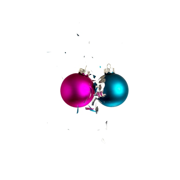 Weihnachtskugel aufprall