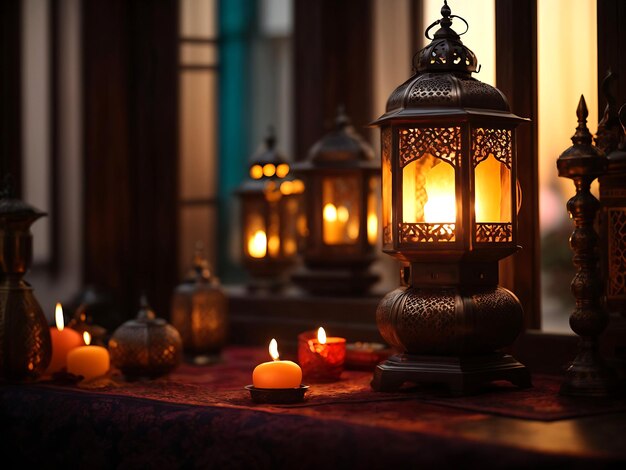 Wektor Ramadanu Ramadanu tło Ramadanu Obraz i Islamski Masjid Obraz AI GENERATED