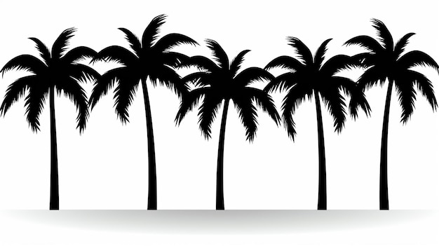 Zdjęcie wektor_silhouettes_of_palm_trees
