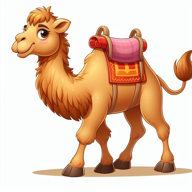 Zdjęcie wektor wielbłądów ilustracja dromedary