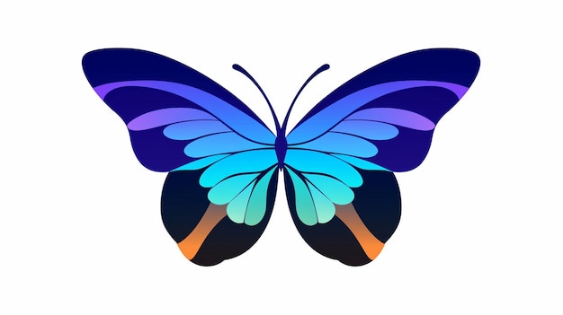 Wektorowy projekt motyla Ilustracja Skrzydła Natura Piękna