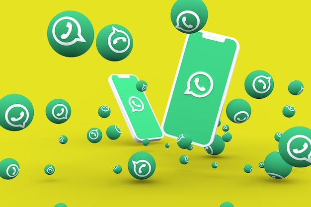 Whatsapp Ikona Renderowania 3d