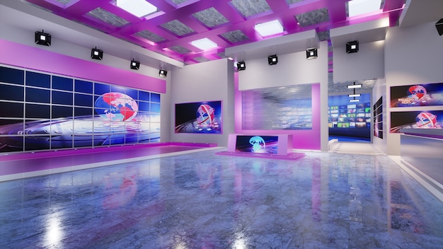 Wiadomości 3D Virtual TV Studio