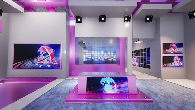 Wiadomości 3D Virtual TV Studio