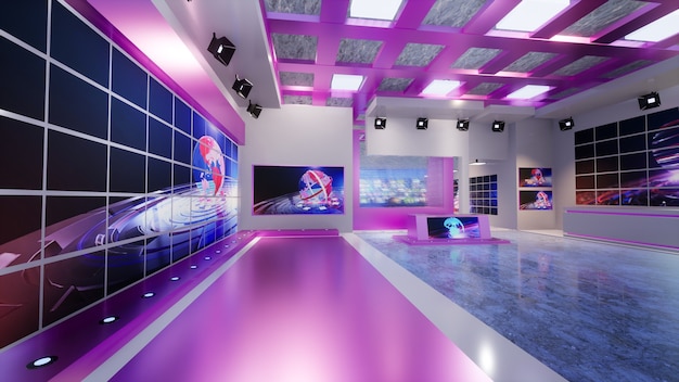 Wiadomości 3D Virtual TV Studio