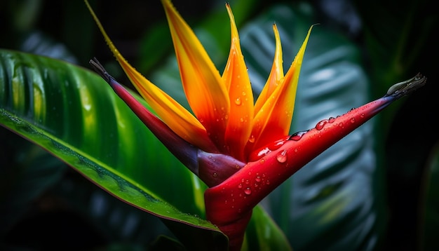 Wibrujący bukiet frangipani ukazuje piękno natury wygenerowane przez sztuczną inteligencję