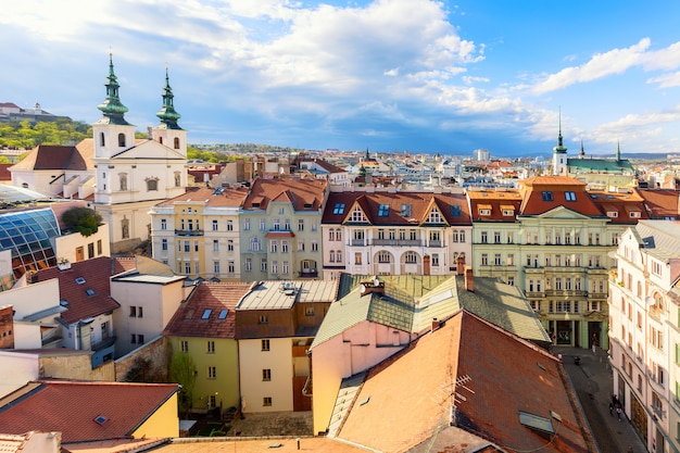 widok budynków na starym mieście