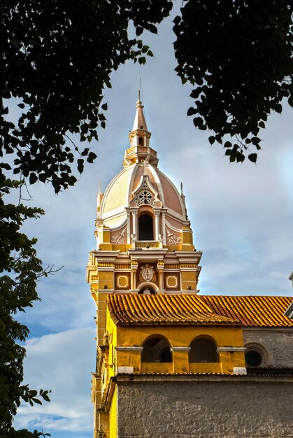 Zdjęcie widok cartagena de indias, kolumbia