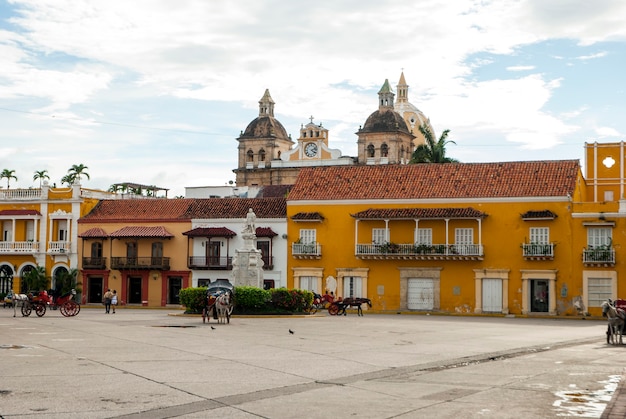 Widok Cartagena de Indias, Kolumbia