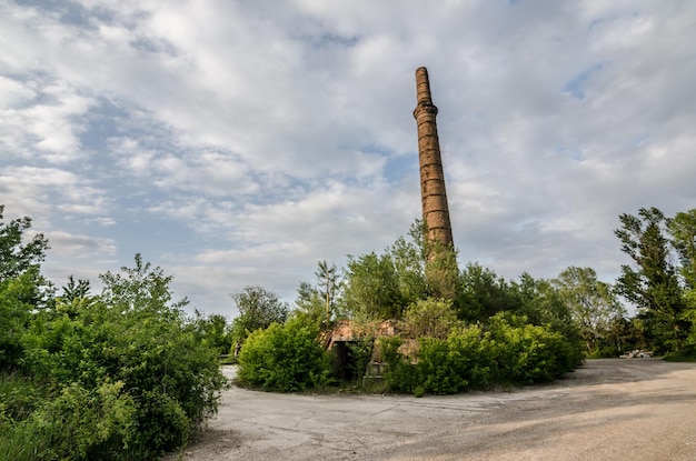 Widok fabryki cegieł