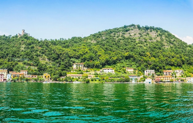 Widok Hdr Na Jezioro Iseo