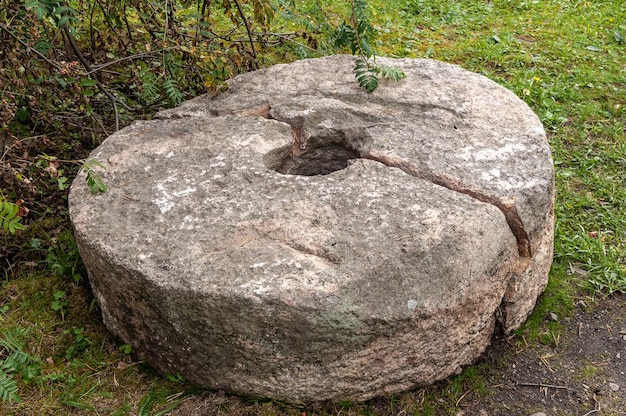 Zdjęcie widok kamieni pod wysokim kątem