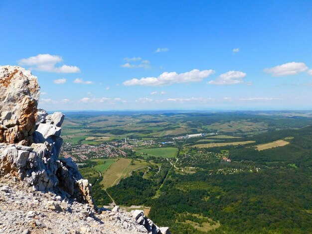 Zdjęcie widok krajobrazu na tle nieba