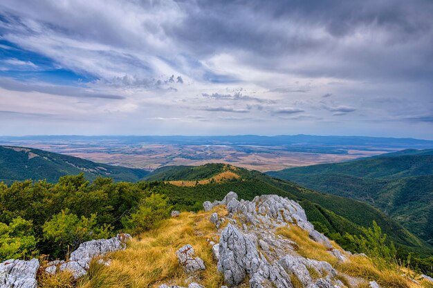 Zdjęcie widok krajobrazu na tle nieba