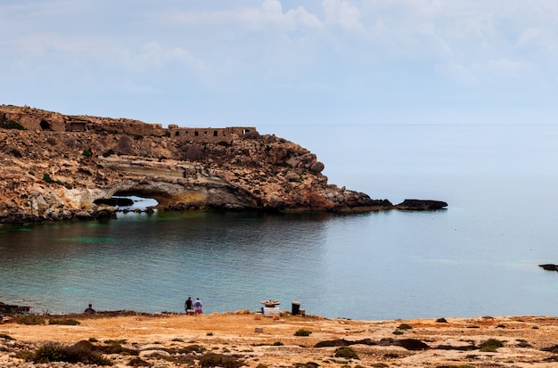 Widok Mare Mare plaża, Lampedusa