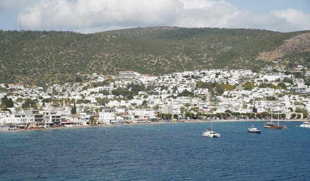 Widok miasta Bodrum w Turcji