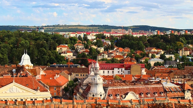 Zdjęcie widok miasta z wysokiego kąta