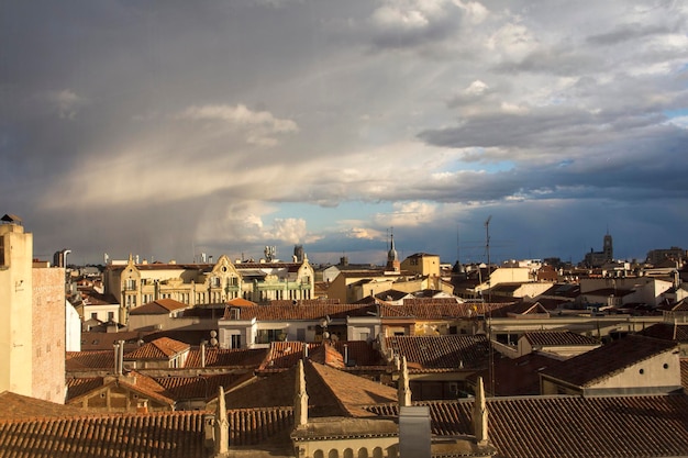 Widok miasto Quito, Ekwador