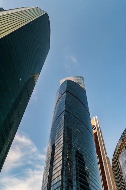 Widok Moscow International Business Center