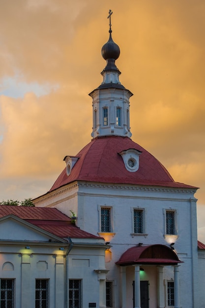 Widok Na Architekturę Wewnątrz Kremla Kołomna.