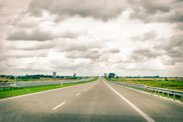 Widok na autostradę