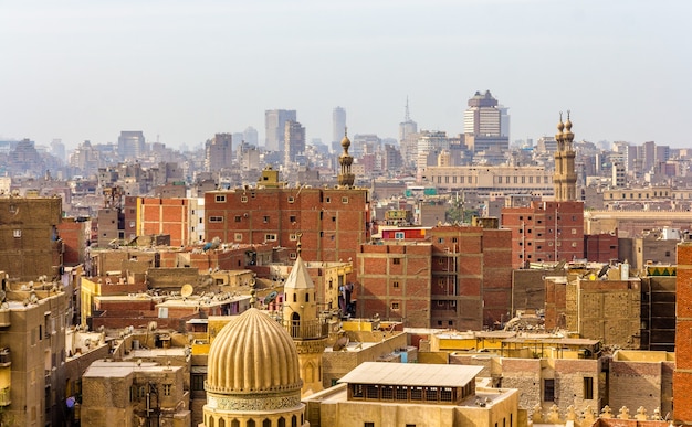 Widok Na Centrum Miasta Kairu W Egipcie