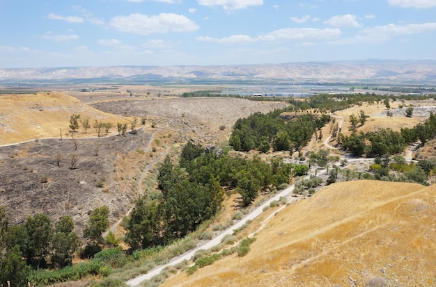 Widok na dolinę Jordanu