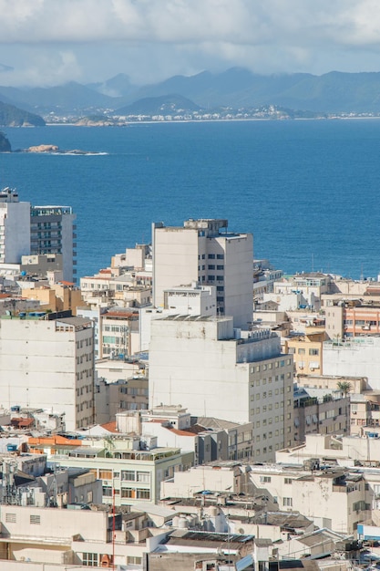 Widok na dzielnicę Copacabana w Rio de Janeiro